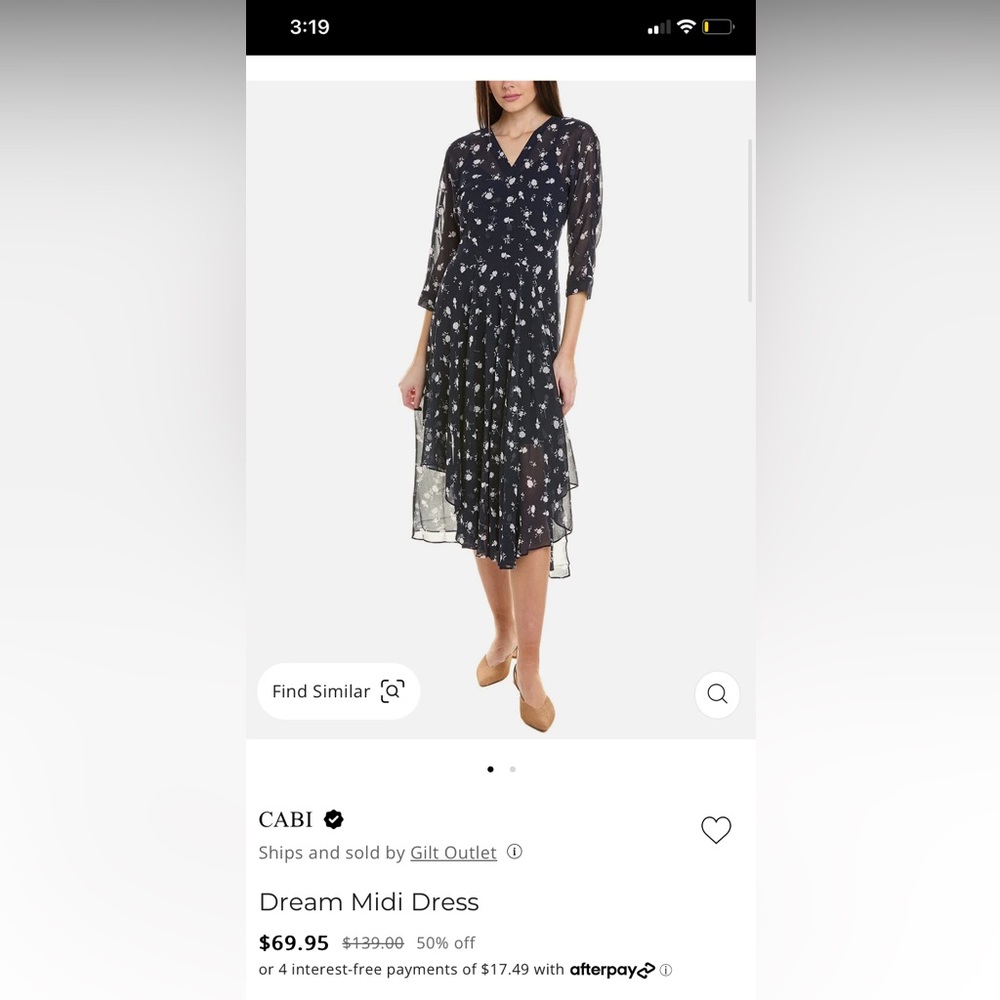Cabi Dream dress